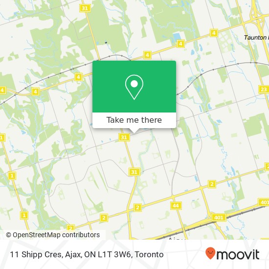 11 Shipp Cres, Ajax, ON L1T 3W6 map