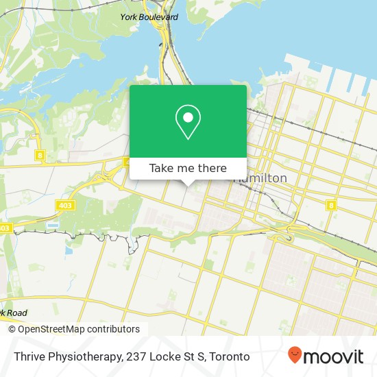 Thrive Physiotherapy, 237 Locke St S plan