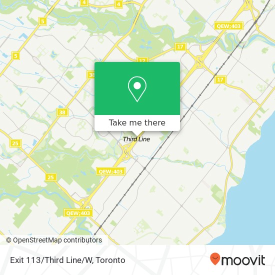 Exit 113/Third Line/W map