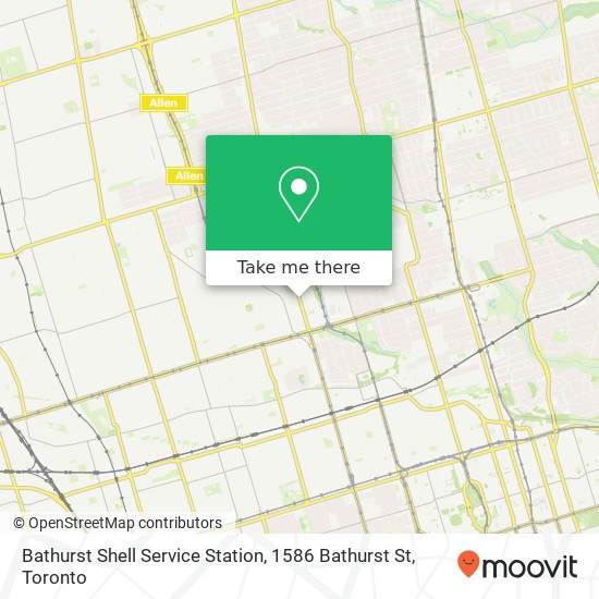 Bathurst Shell Service Station, 1586 Bathurst St plan