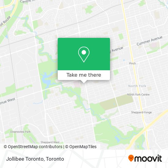 Jollibee Toronto map