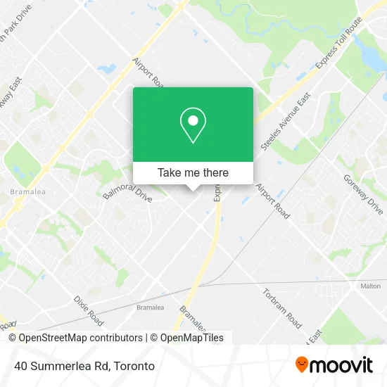 40 Summerlea Rd map