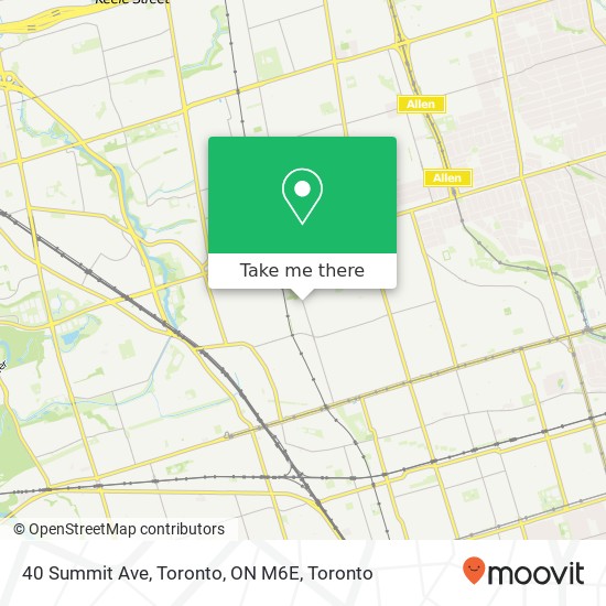 40 Summit Ave, Toronto, ON M6E map