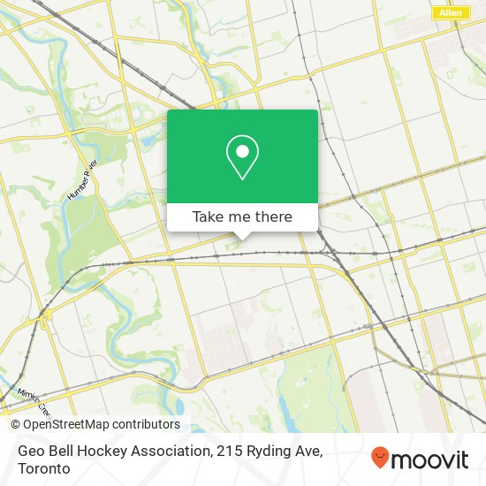 Geo Bell Hockey Association, 215 Ryding Ave plan