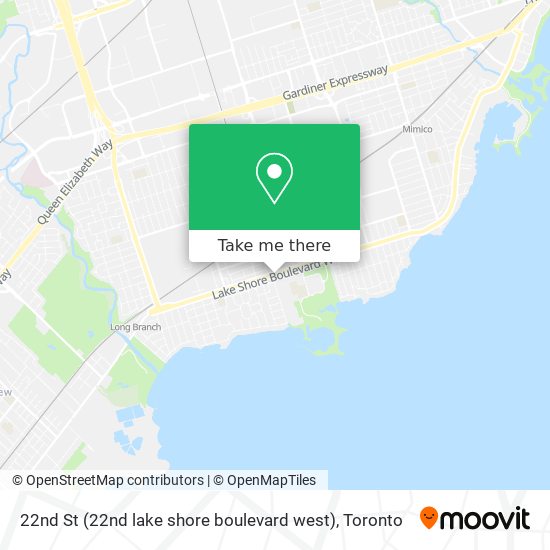 22nd St (22nd lake shore boulevard west) map
