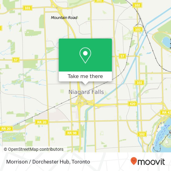 Morrison / Dorchester Hub map