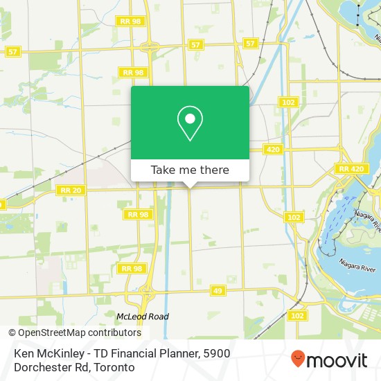 Ken McKinley - TD Financial Planner, 5900 Dorchester Rd map