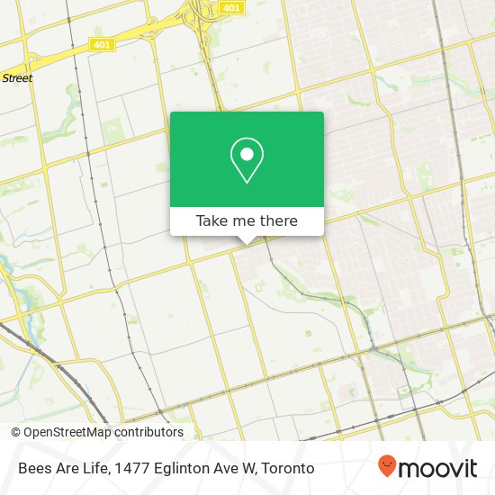 Bees Are Life, 1477 Eglinton Ave W map