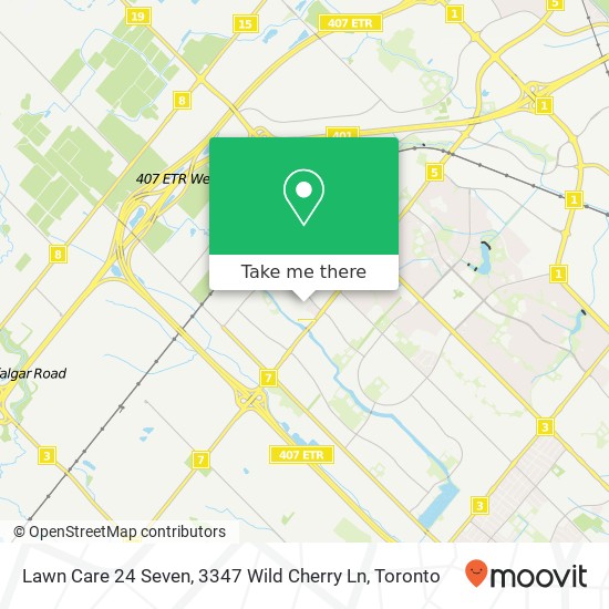 Lawn Care 24 Seven, 3347 Wild Cherry Ln map