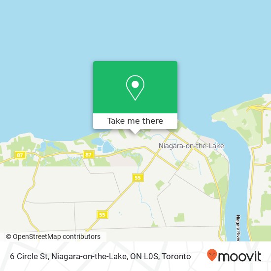 6 Circle St, Niagara-on-the-Lake, ON L0S map