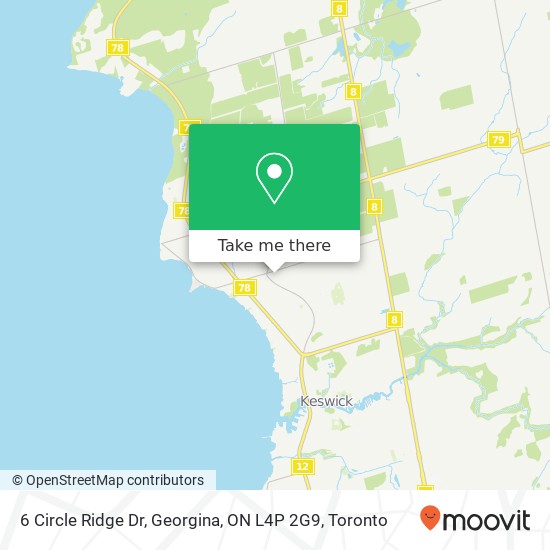 6 Circle Ridge Dr, Georgina, ON L4P 2G9 map