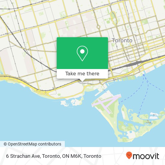 6 Strachan Ave, Toronto, ON M6K map