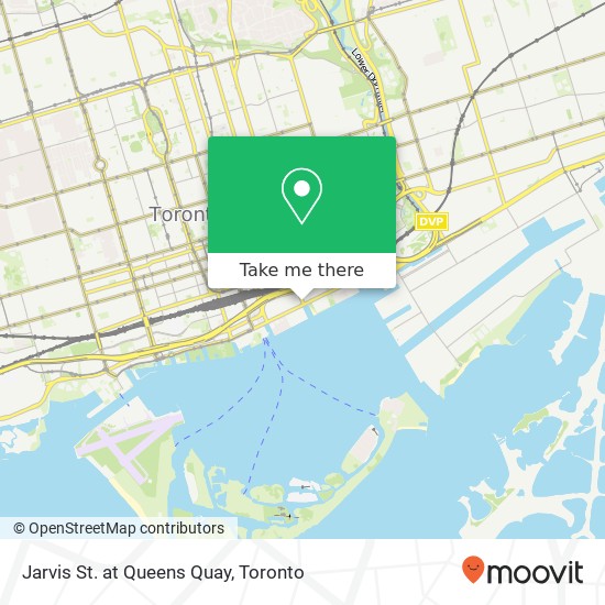 Jarvis St. at Queens Quay map