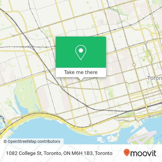 1082 College St, Toronto, ON M6H 1B3 map