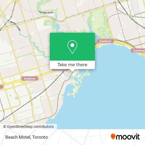 Beach Motel map