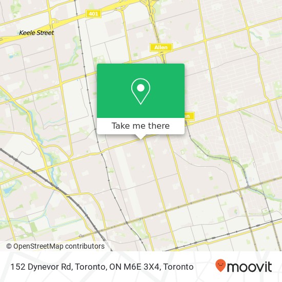 152 Dynevor Rd, Toronto, ON M6E 3X4 map