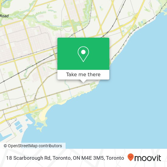 18 Scarborough Rd, Toronto, ON M4E 3M5 map