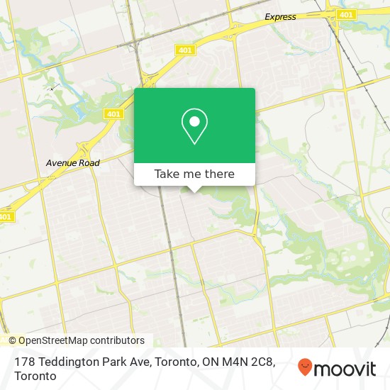 178 Teddington Park Ave, Toronto, ON M4N 2C8 plan