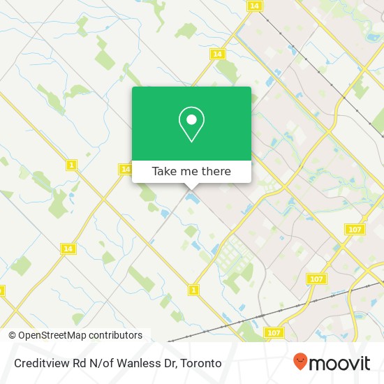 Creditview Rd N/of Wanless Dr map