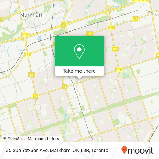 35 Sun Yat-Sen Ave, Markham, ON L3R map