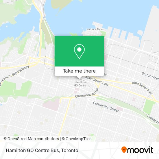 Hamilton GO Centre Bus plan