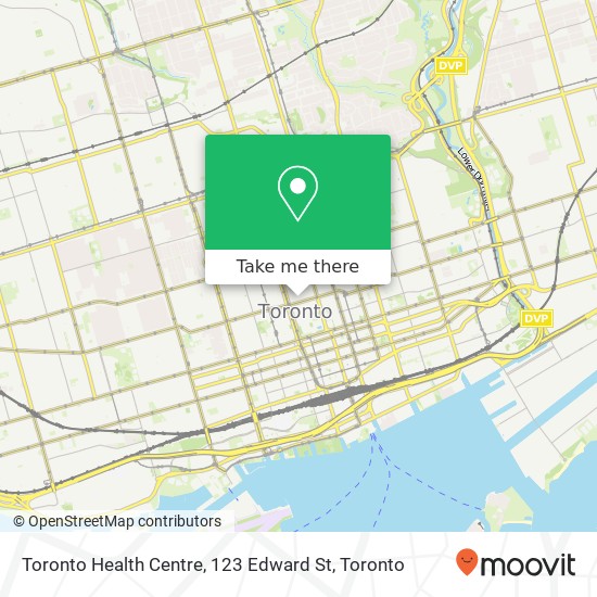 Toronto Health Centre, 123 Edward St plan