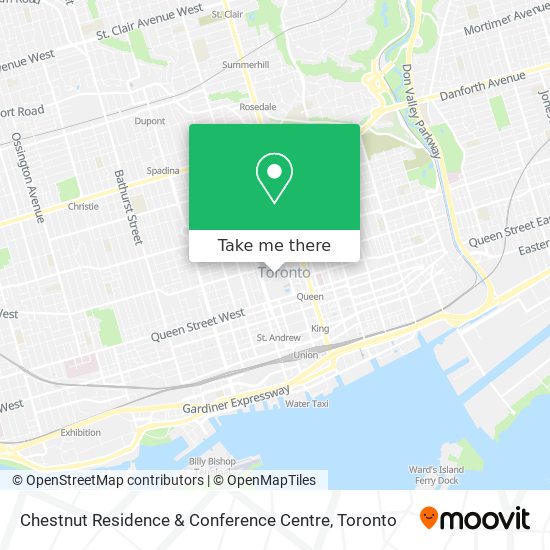 Chestnut Residence & Conference Centre map