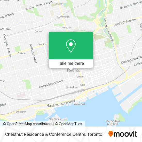 Chestnut Residence & Conference Centre plan