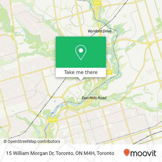 15 William Morgan Dr, Toronto, ON M4H map