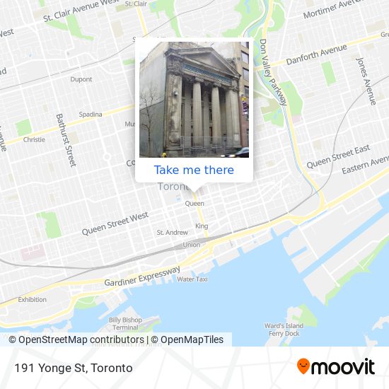 191 Yonge St map