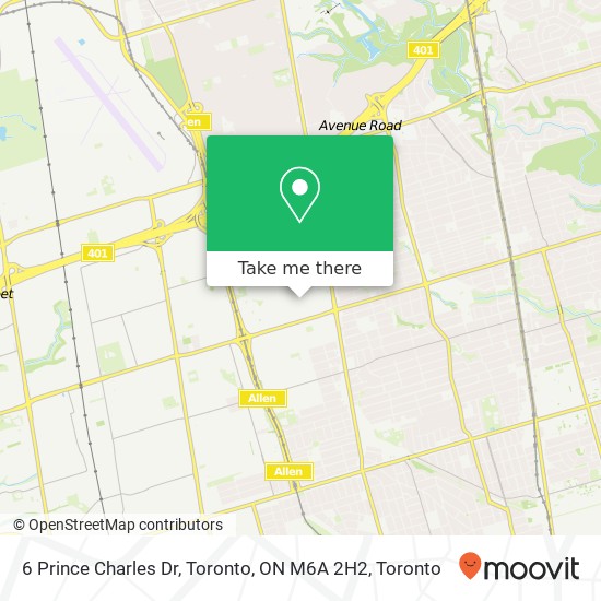 6 Prince Charles Dr, Toronto, ON M6A 2H2 plan