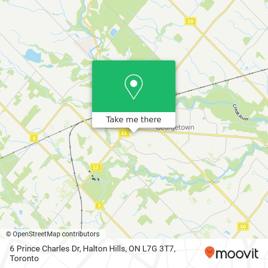 6 Prince Charles Dr, Halton Hills, ON L7G 3T7 plan