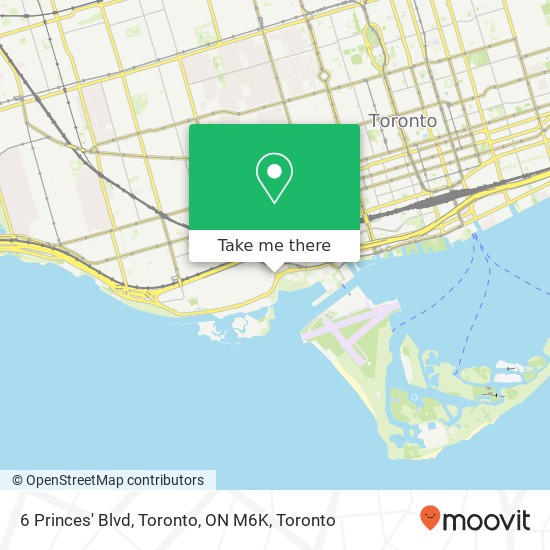 6 Princes' Blvd, Toronto, ON M6K map