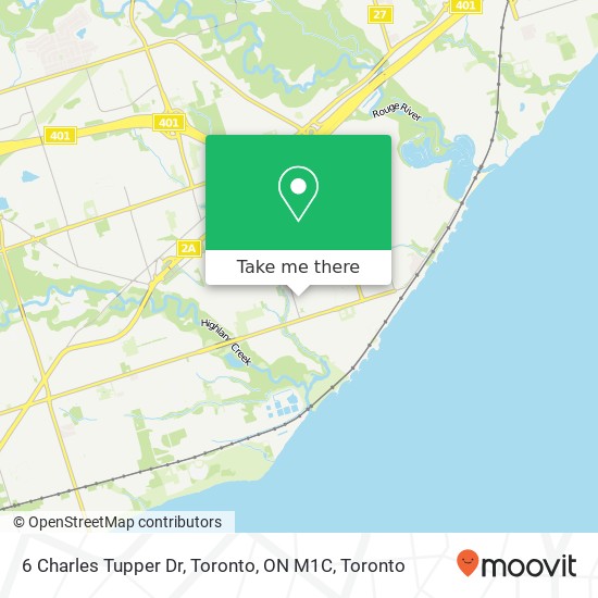 6 Charles Tupper Dr, Toronto, ON M1C map