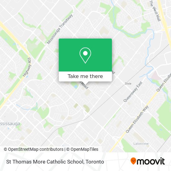 St Thomas More Catholic School plan