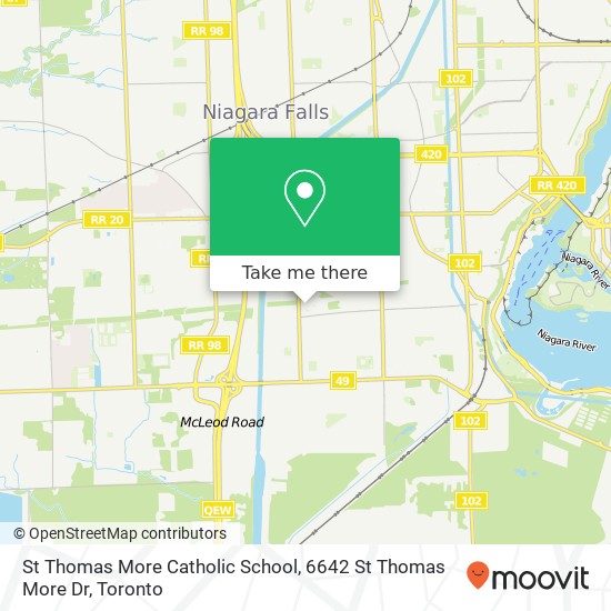 St Thomas More Catholic School, 6642 St Thomas More Dr map