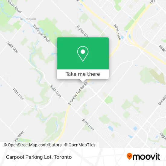 Carpool Parking Lot map