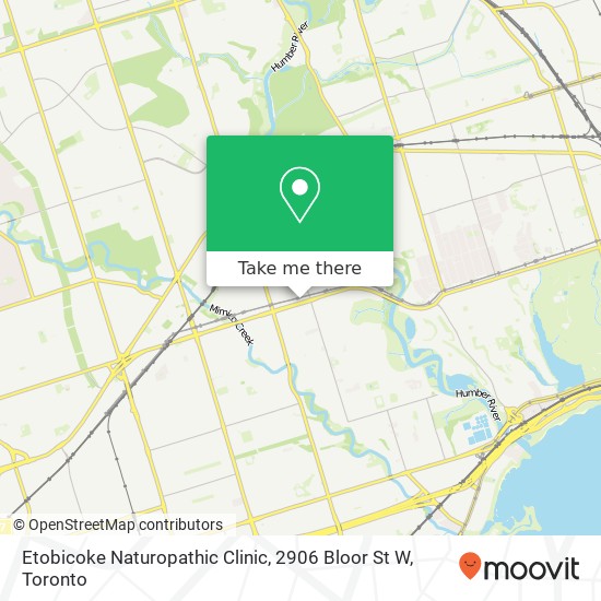 Etobicoke Naturopathic Clinic, 2906 Bloor St W map