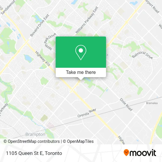 1105 Queen St E map