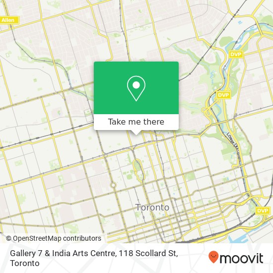 Gallery 7 & India Arts Centre, 118 Scollard St map