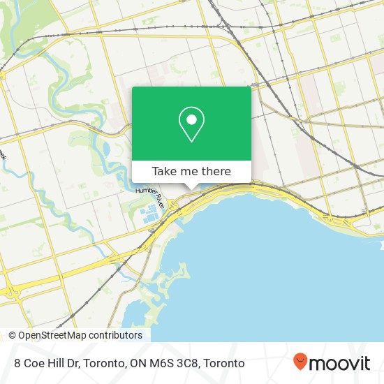 8 Coe Hill Dr, Toronto, ON M6S 3C8 plan