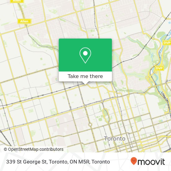 339 St George St, Toronto, ON M5R map