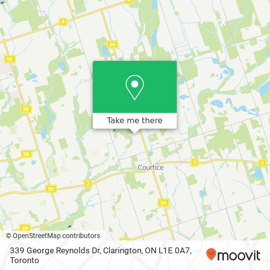 339 George Reynolds Dr, Clarington, ON L1E 0A7 map