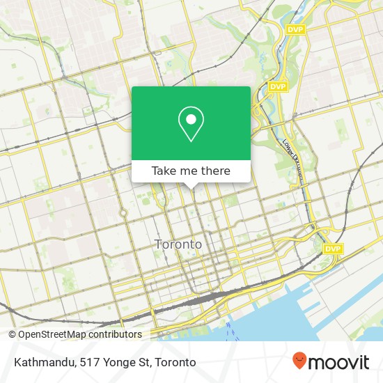 Kathmandu, 517 Yonge St plan