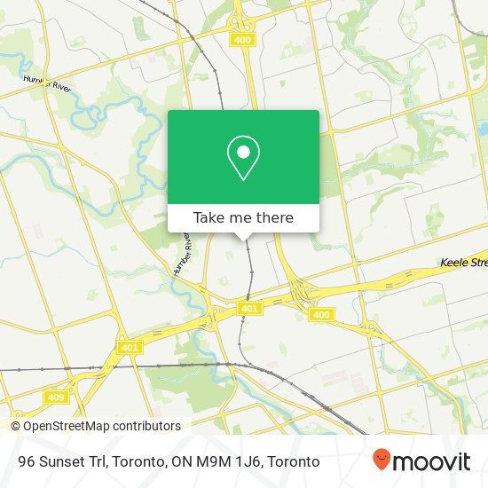 96 Sunset Trl, Toronto, ON M9M 1J6 plan