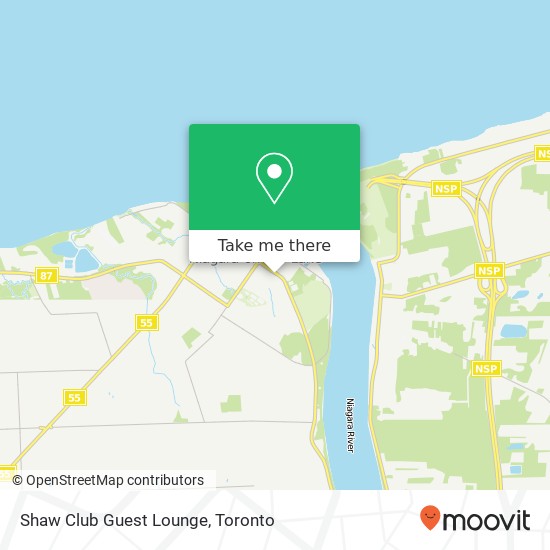 Shaw Club Guest Lounge map