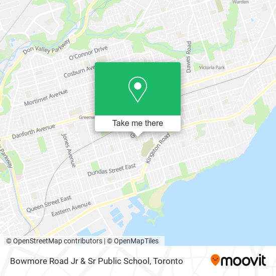 Bowmore Road Jr & Sr Public School map