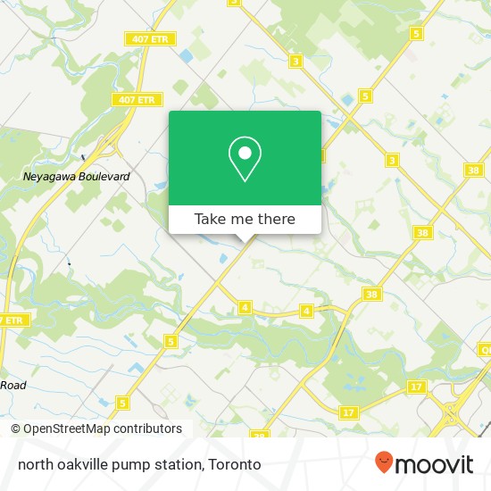 north oakville pump station map