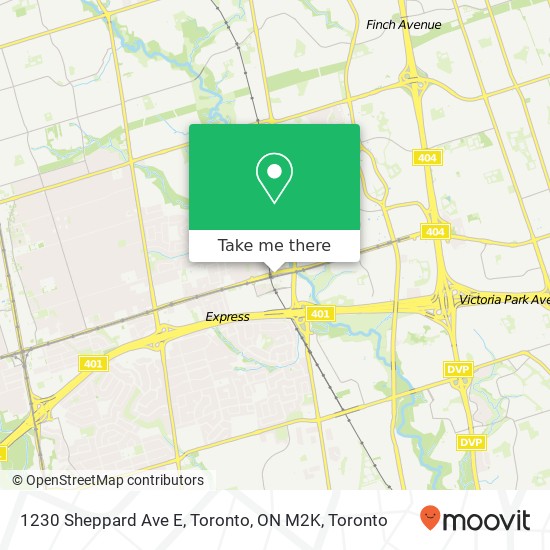 1230 Sheppard Ave E, Toronto, ON M2K plan