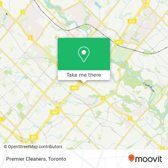 Premier Cleaners map